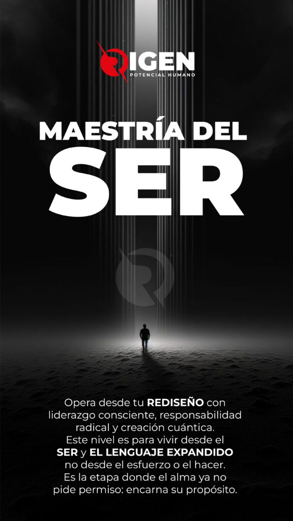 Maestría del ser - Origen